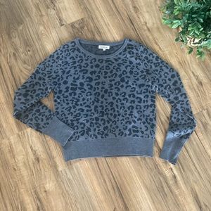 Heartloom animal print sweater